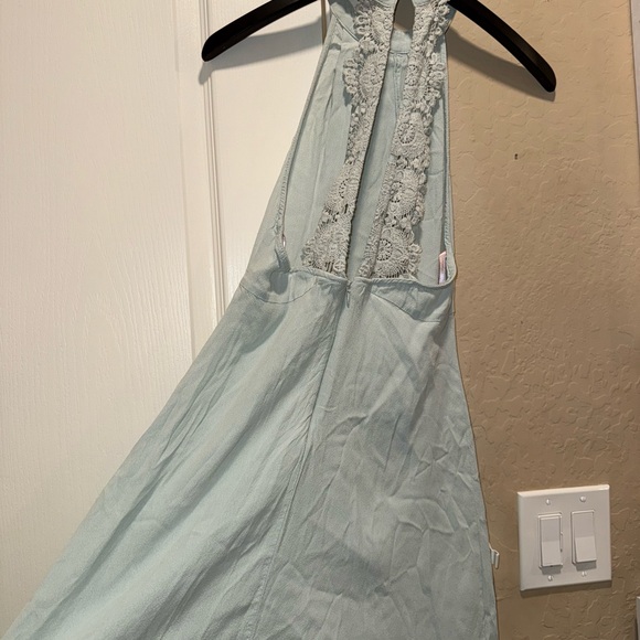 Forever 21 Mint Green Lace Detail Dress - Picture 3 of 5